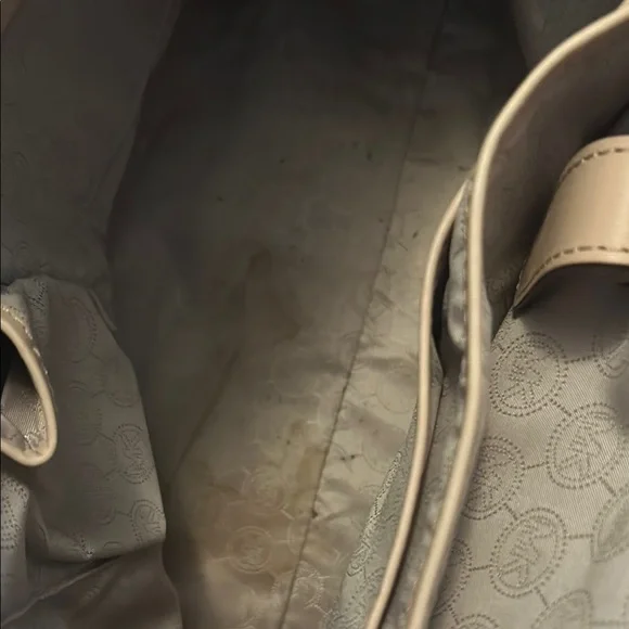 Michael Kors Beige Monogram Tote - Picture 4 of 7